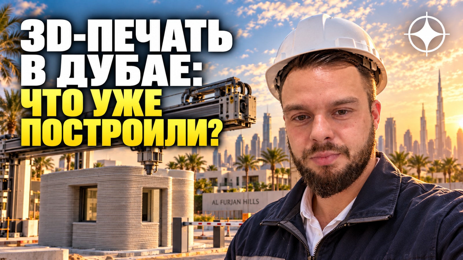 3D-печать домов в Дубае: первая лицензия у Nakheel в Al Furjan Hills и цель 25% зданий к 2030 году