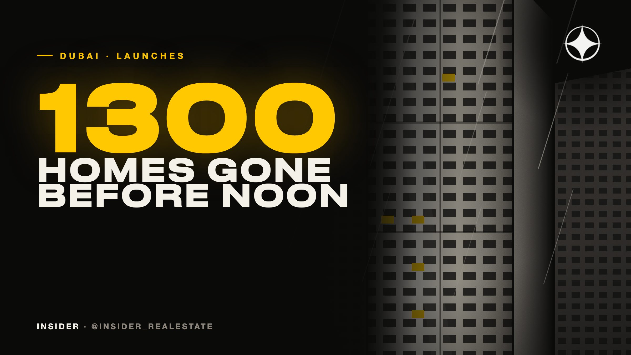 A capital developer entered Dubai: 1 300 homes sold out before noon