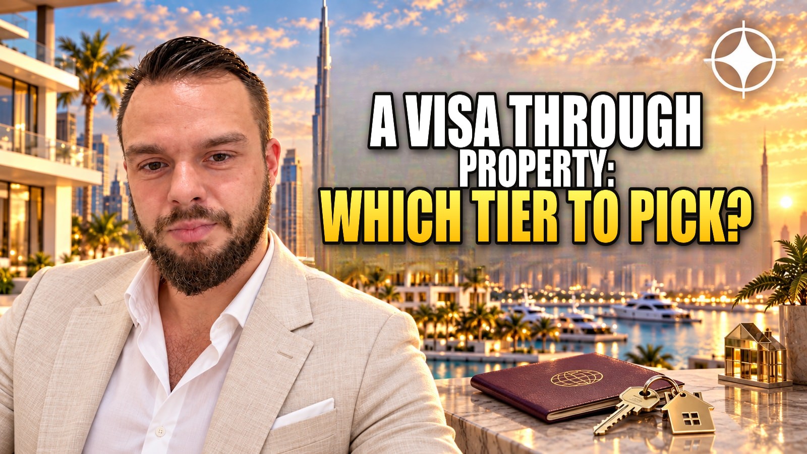 A UAE residence visa through property: the three tiers, and what they are not
