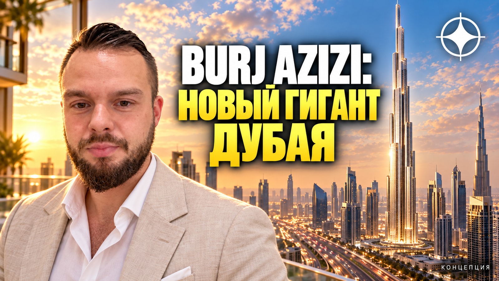 Burj Azizi: на Sheikh Zayed Road строят башню 725 метров — вторую по высоте в мире