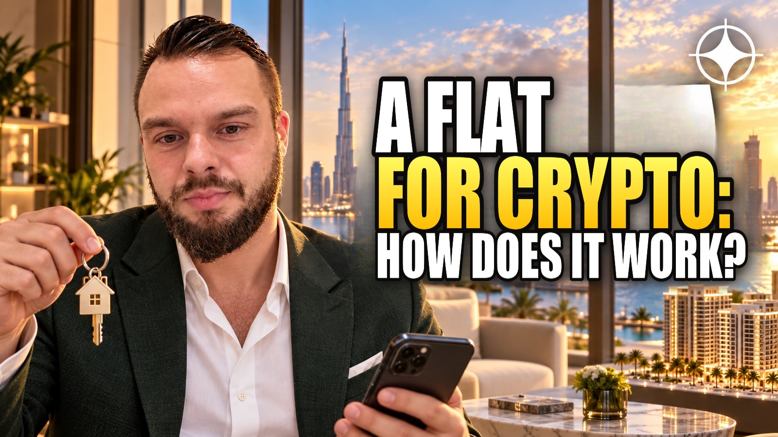 Buying UAE property with crypto: how it actually works in 2026