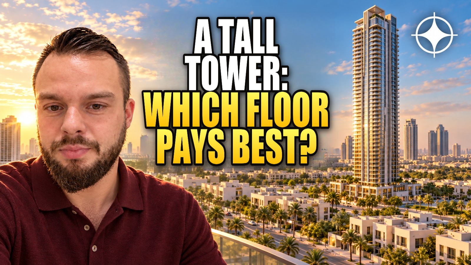 Dar Al Karama Real Estate: a tall tower in a district of short ones
