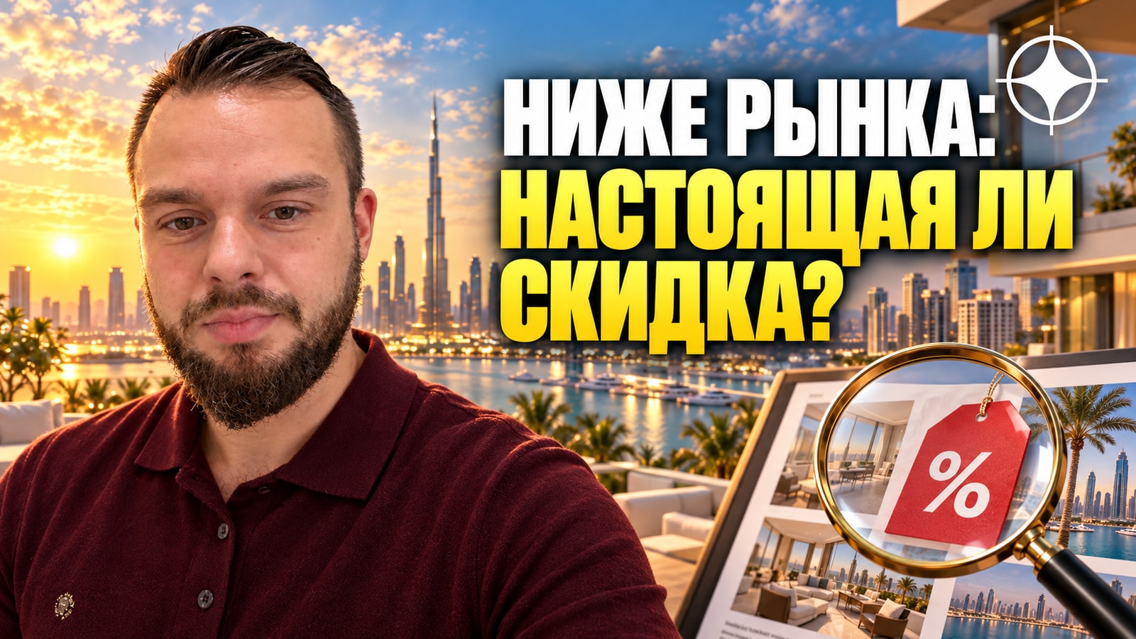 Скидка к рынку в Дубае: с чем сравнивают цифру на значке