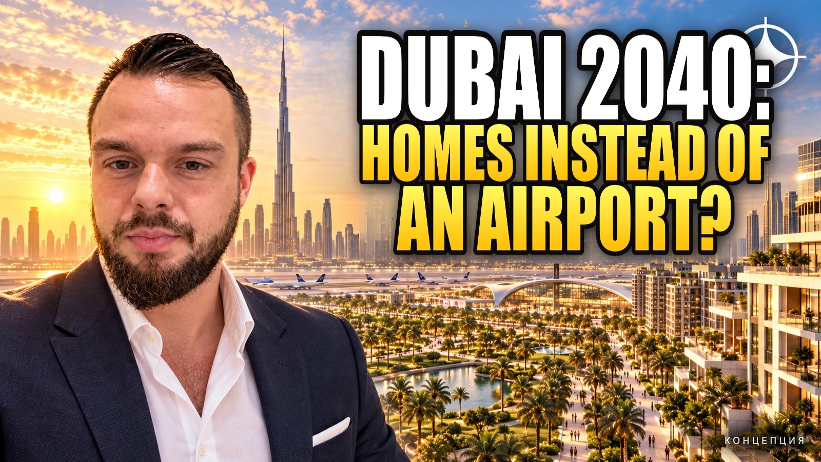 The Dubai 2040 plan is being revised: housing may replace DXB airport