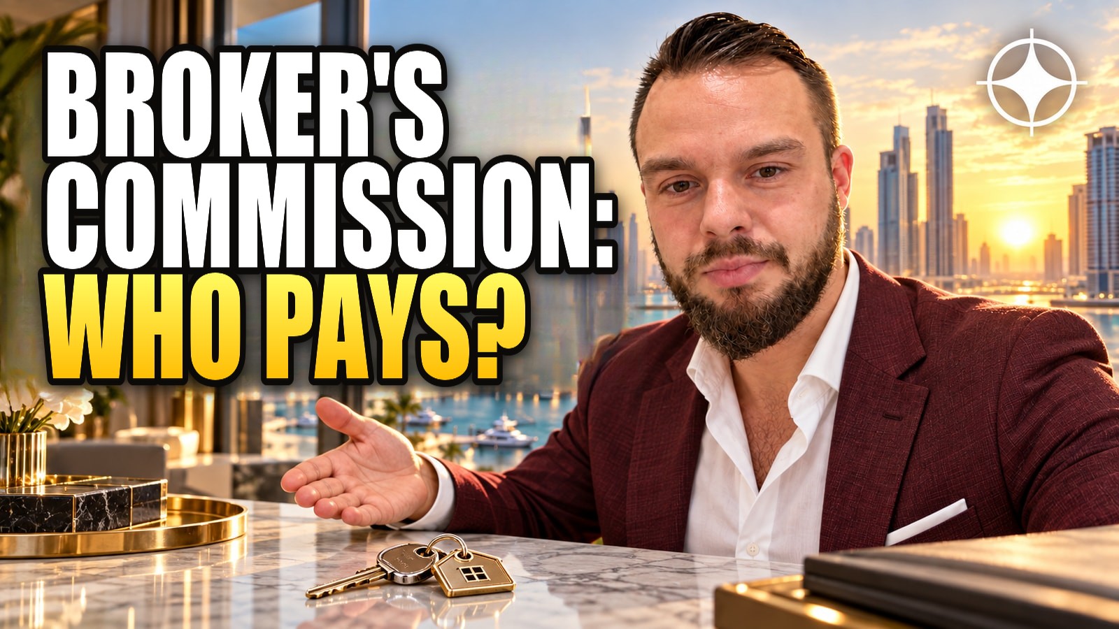 Agent commission in Dubai: 2% on resale, 5% on rent, nothing on new-build