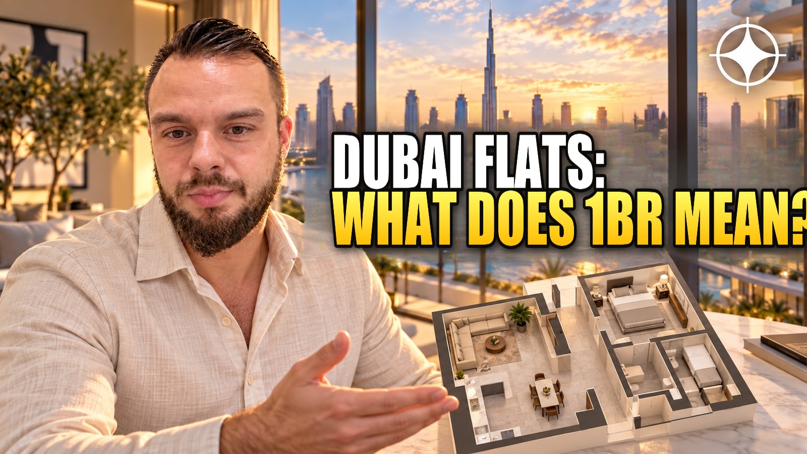 Dubai apartment layouts: what studio, 1BR and 2BR+maid actually mean for a buyer