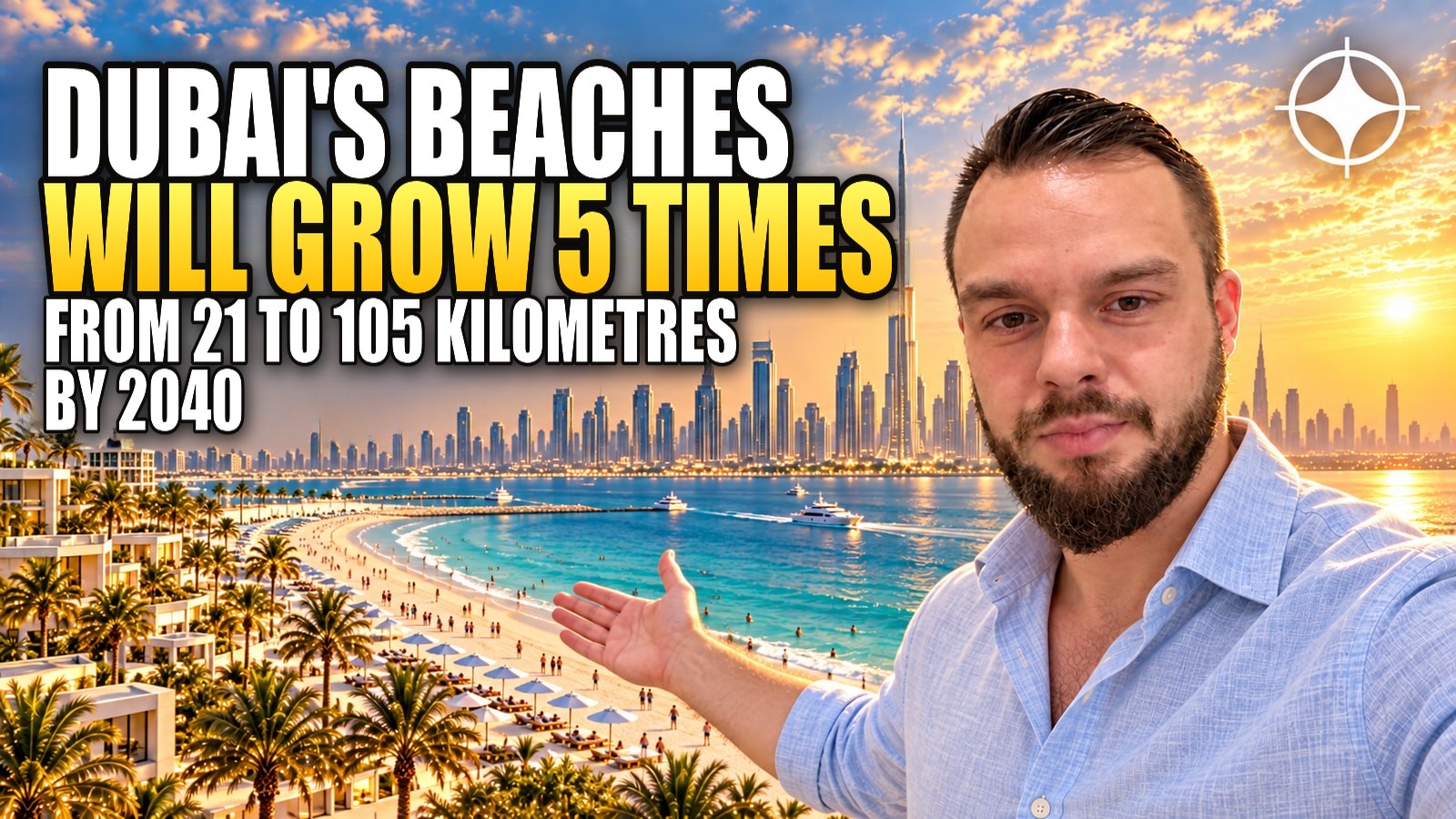 Dubai’s beaches to grow fivefold: from 21 to 105 kilometres by 2040