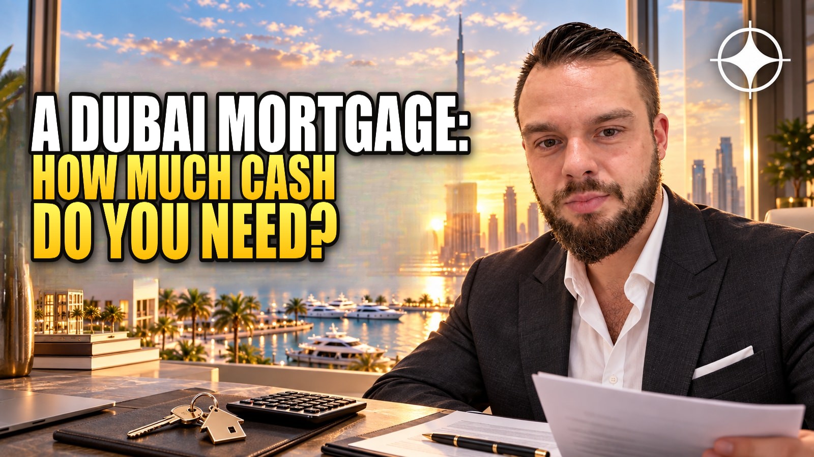 Dubai mortgage costs since 2025: the 4% DLD fee and agent commission must be paid in cash