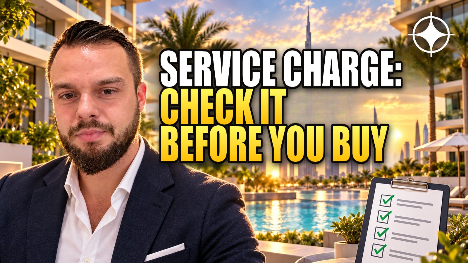 The Dubai service charge: who approves the rate, and how to check it before you buy