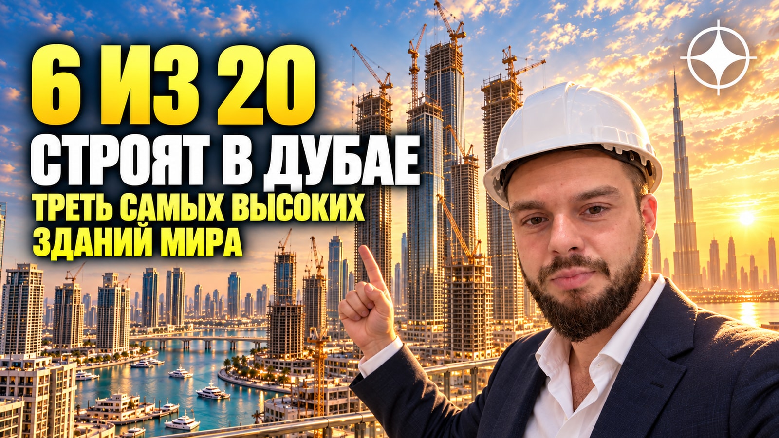 Шесть из двадцати: Дубай строит треть самых высоких зданий мира