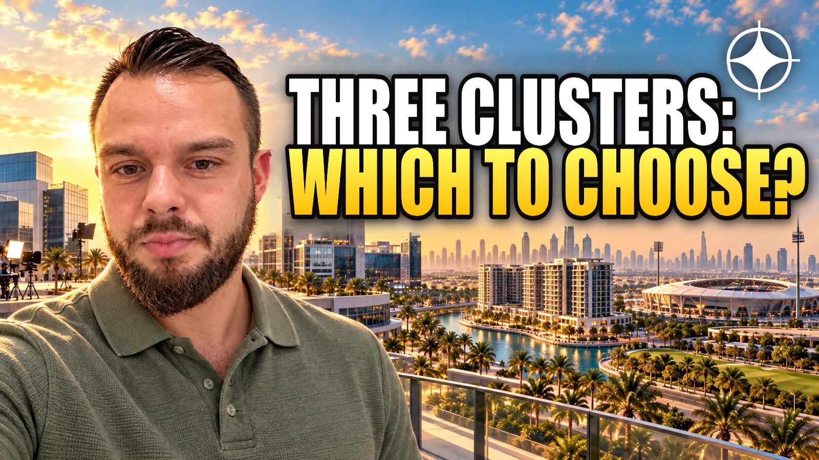 Dubai Studio City: choosing between three adjacent clusters