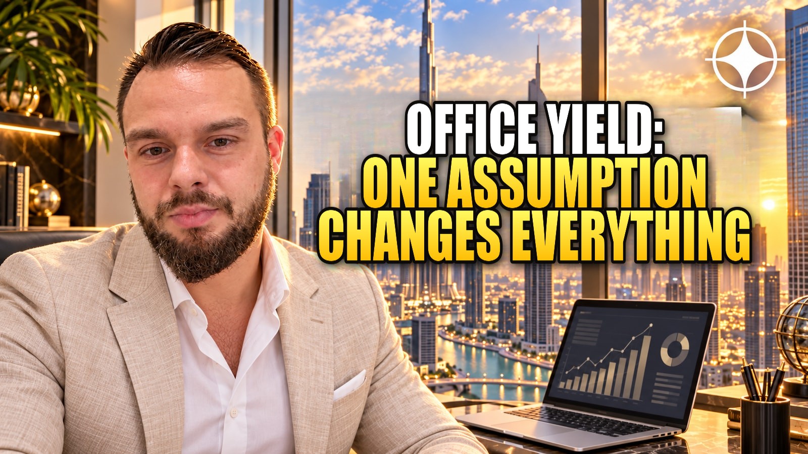 From 9% to 18.7%: how one assumption doubles an office yield