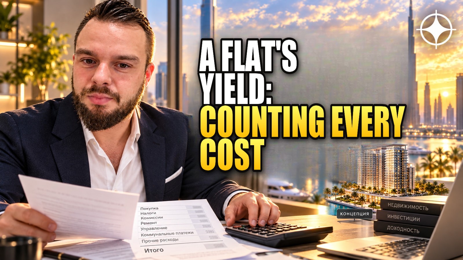 How to actually calculate the return on a Dubai apartment, with every cost included