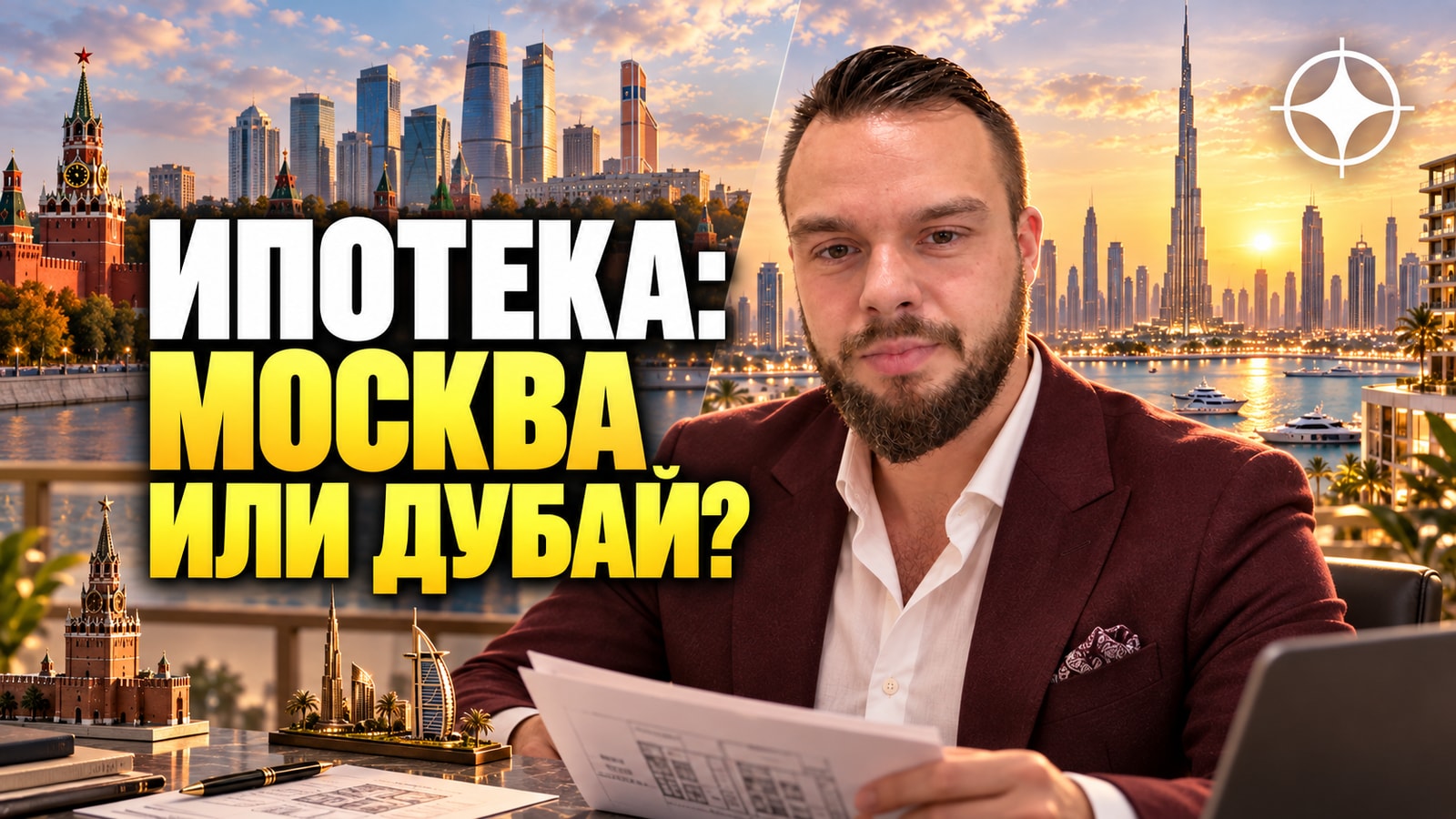 Ипотека в Москве и в Дубае в 2026: ставка, платёж и переплата на одинаковой сумме