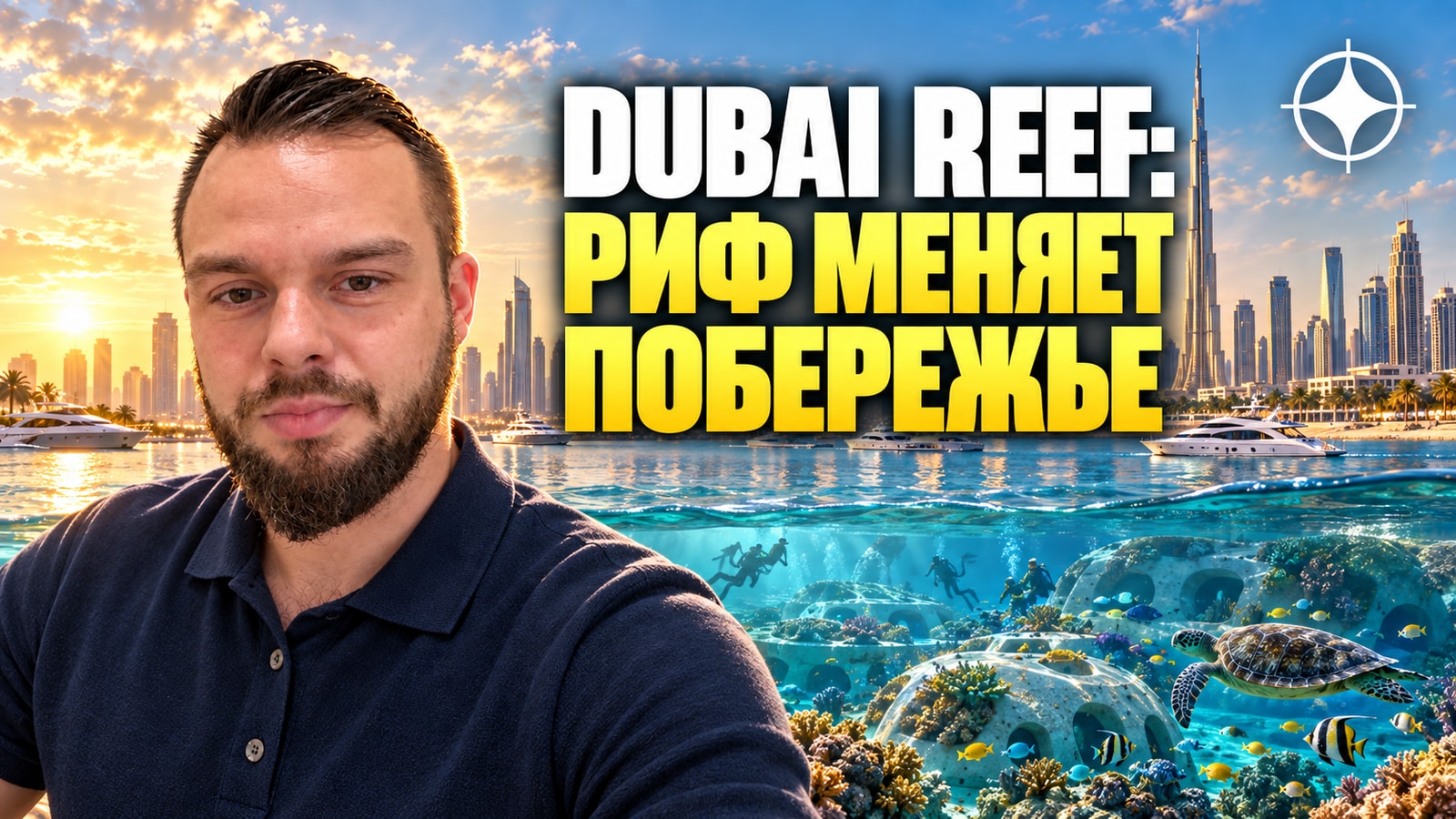 Искусственный риф в Дубае: Dubai Reef на 600 км² — что сделано к 2026 году и при чём тут недвижимость