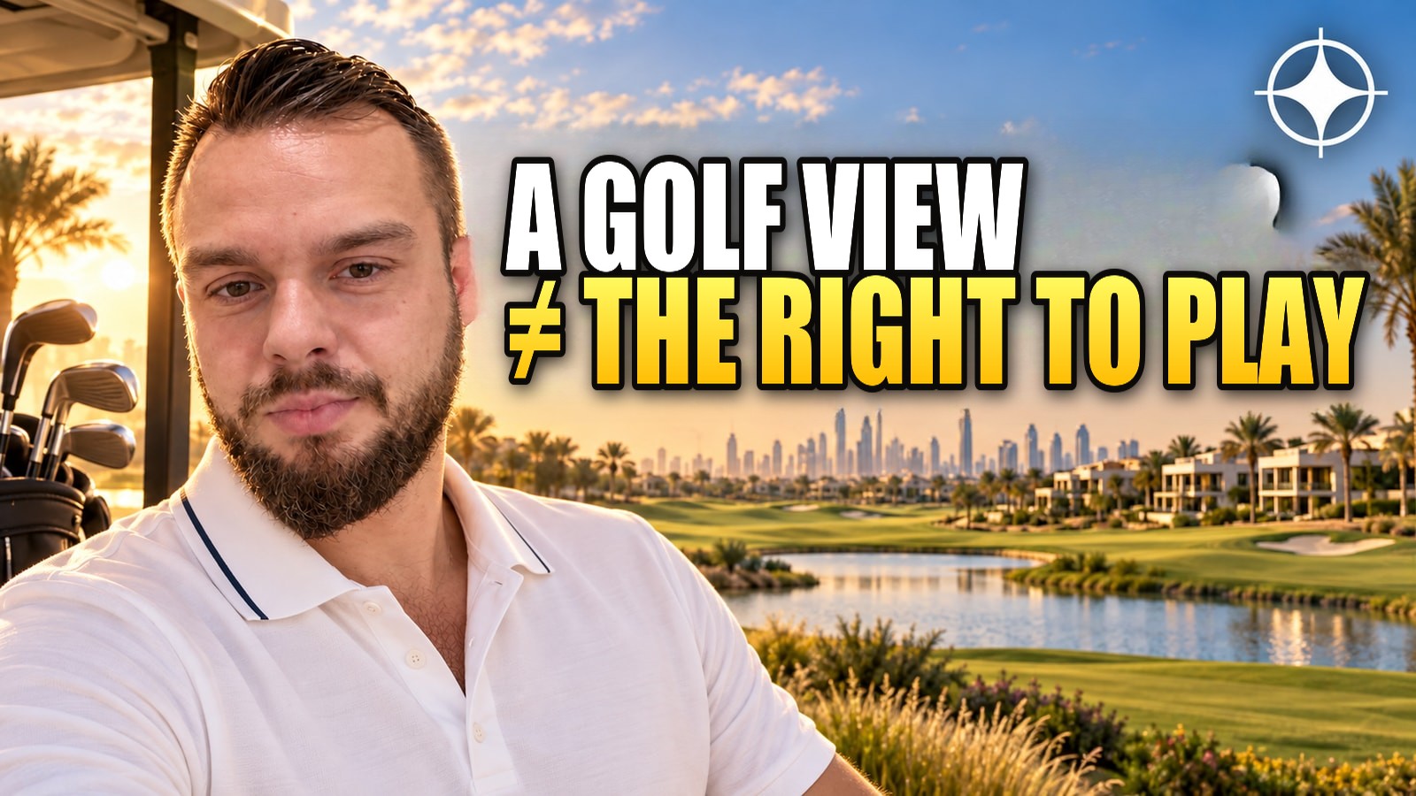 Jumeirah Golf Estates: a fairway view and the right to play are different purchases