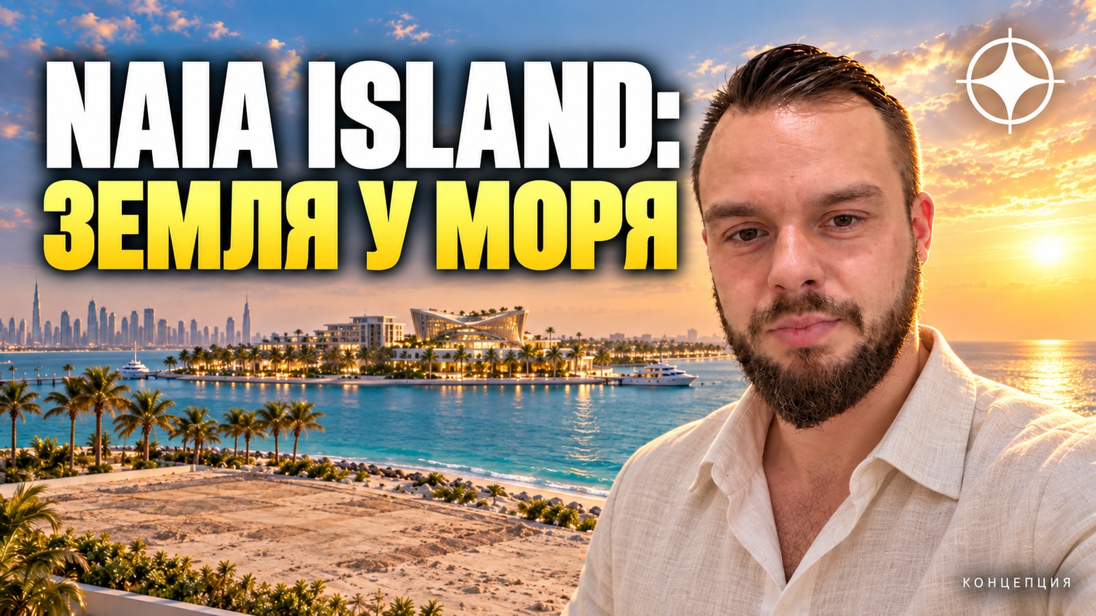 Земля в Дубае у моря: три участка на Naia Island ушли за 1,1 млрд дирхамов за два месяца