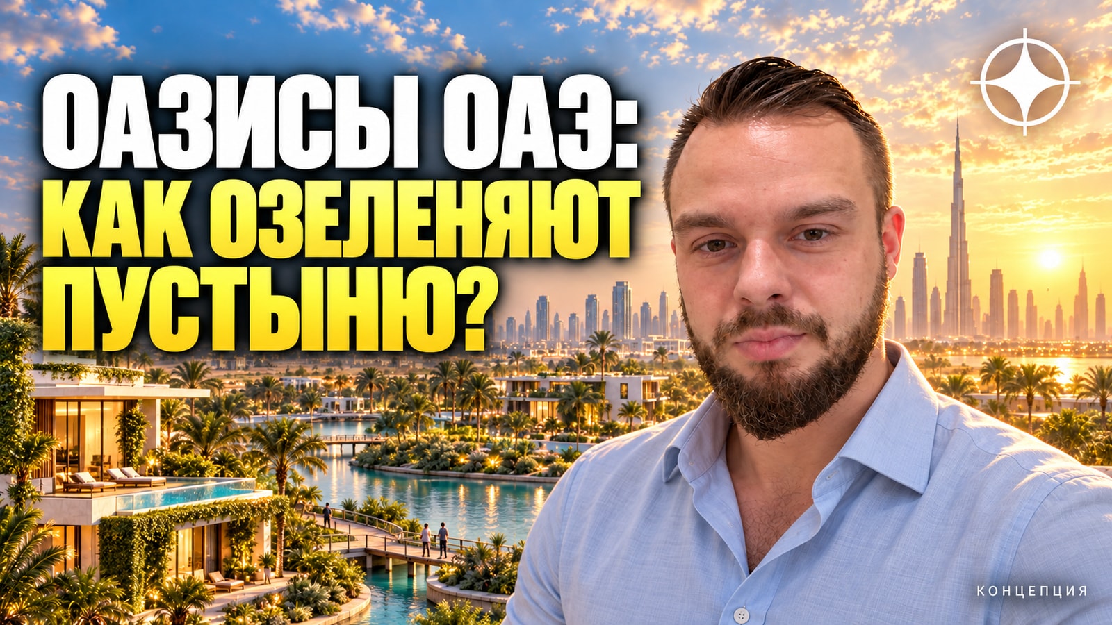 Оазисы Дубая и Абу-Даби: как ОАЭ превращают пустыню в зелёные районы будущего