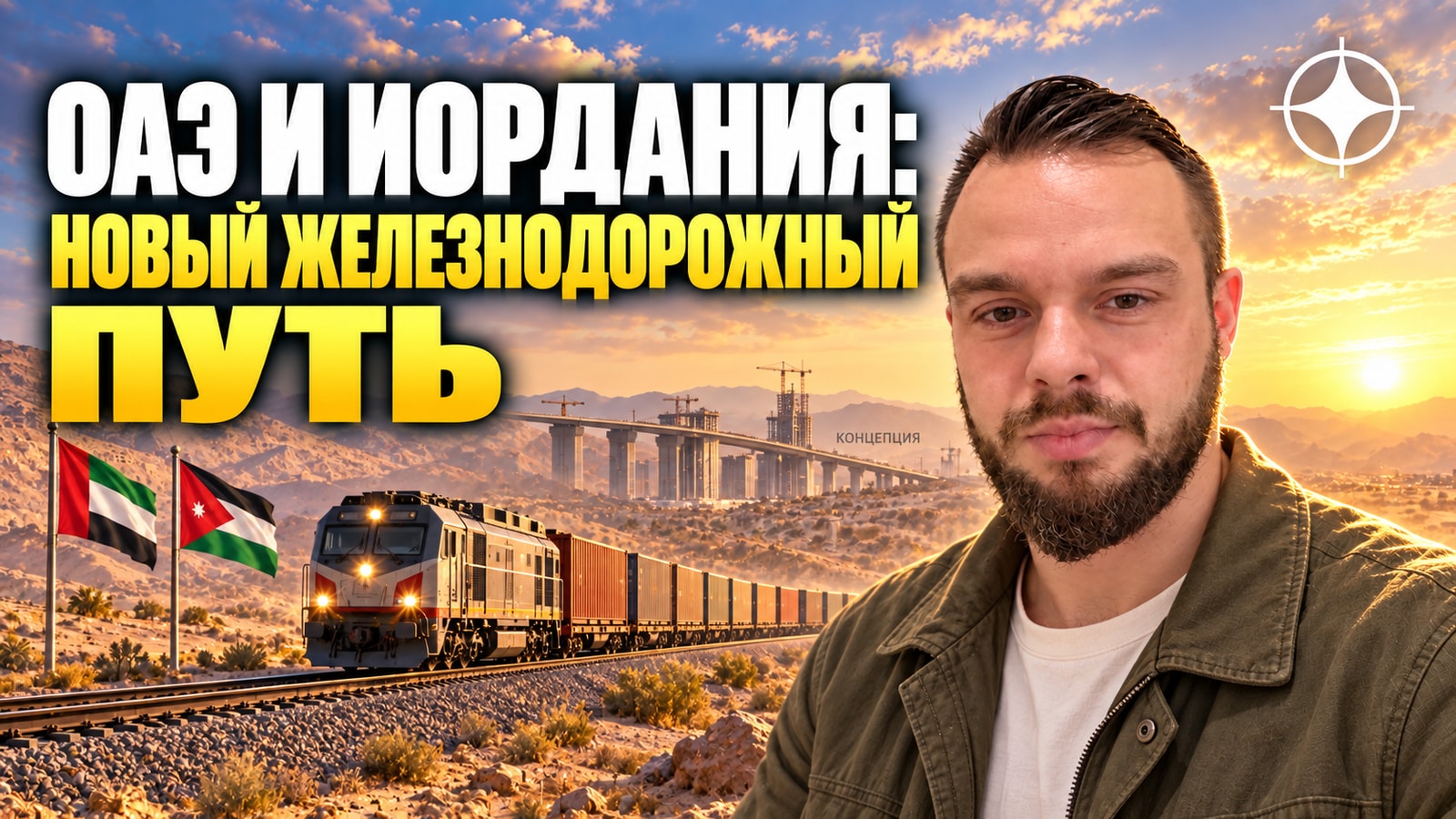 ОАЭ и Иордания строят железную дорогу за 2,3 млрд долларов