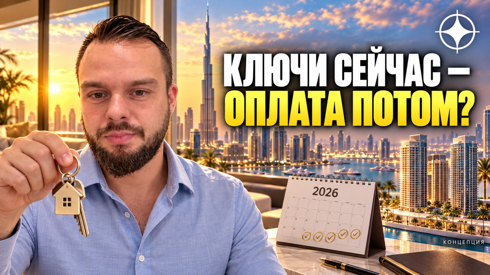 Оплата после ключей в Дубае в 2026 году: как работает пострассрочка и чем она отличается от оплаты при сдаче