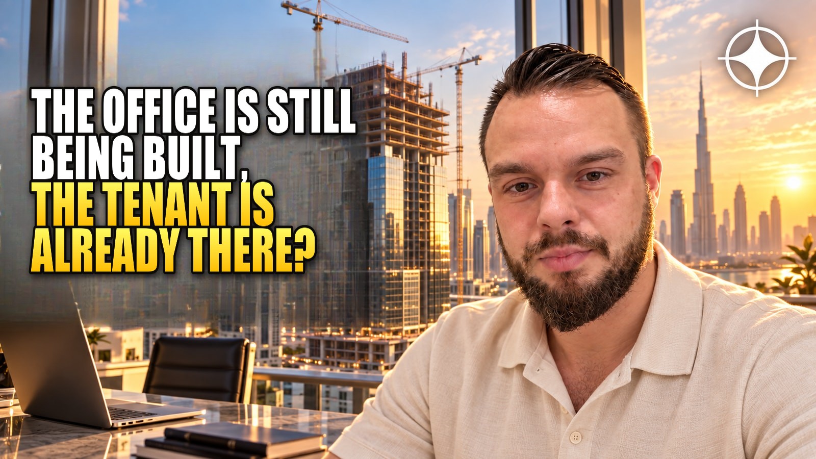Dubai offices are being let 12–18 months before the building completes