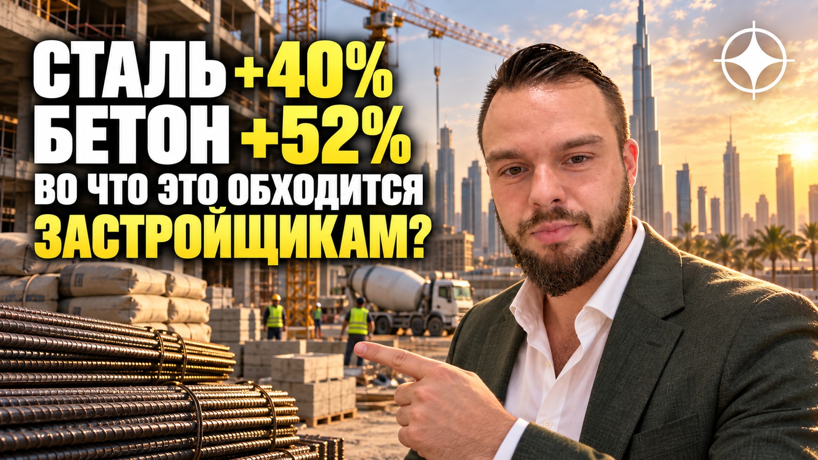 Сталь плюс 40%, бетон плюс 52%: во что застройщикам Дубая обходится стройка