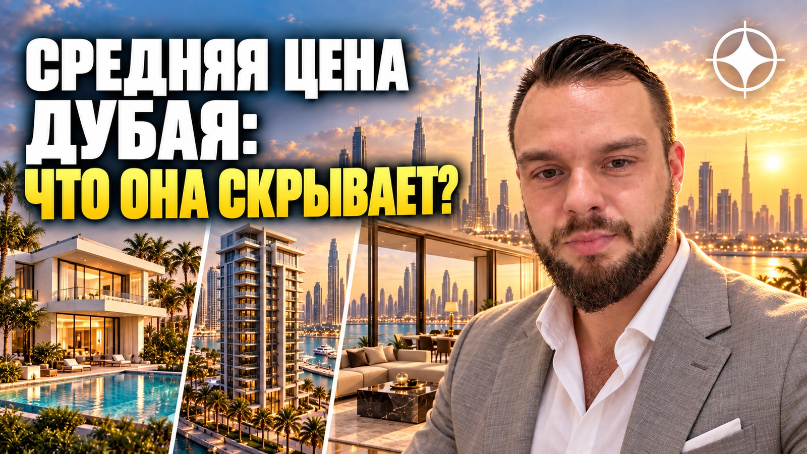 Средняя цена по Дубаю, которая не описывает никого: виллы и квартиры в одной цифре