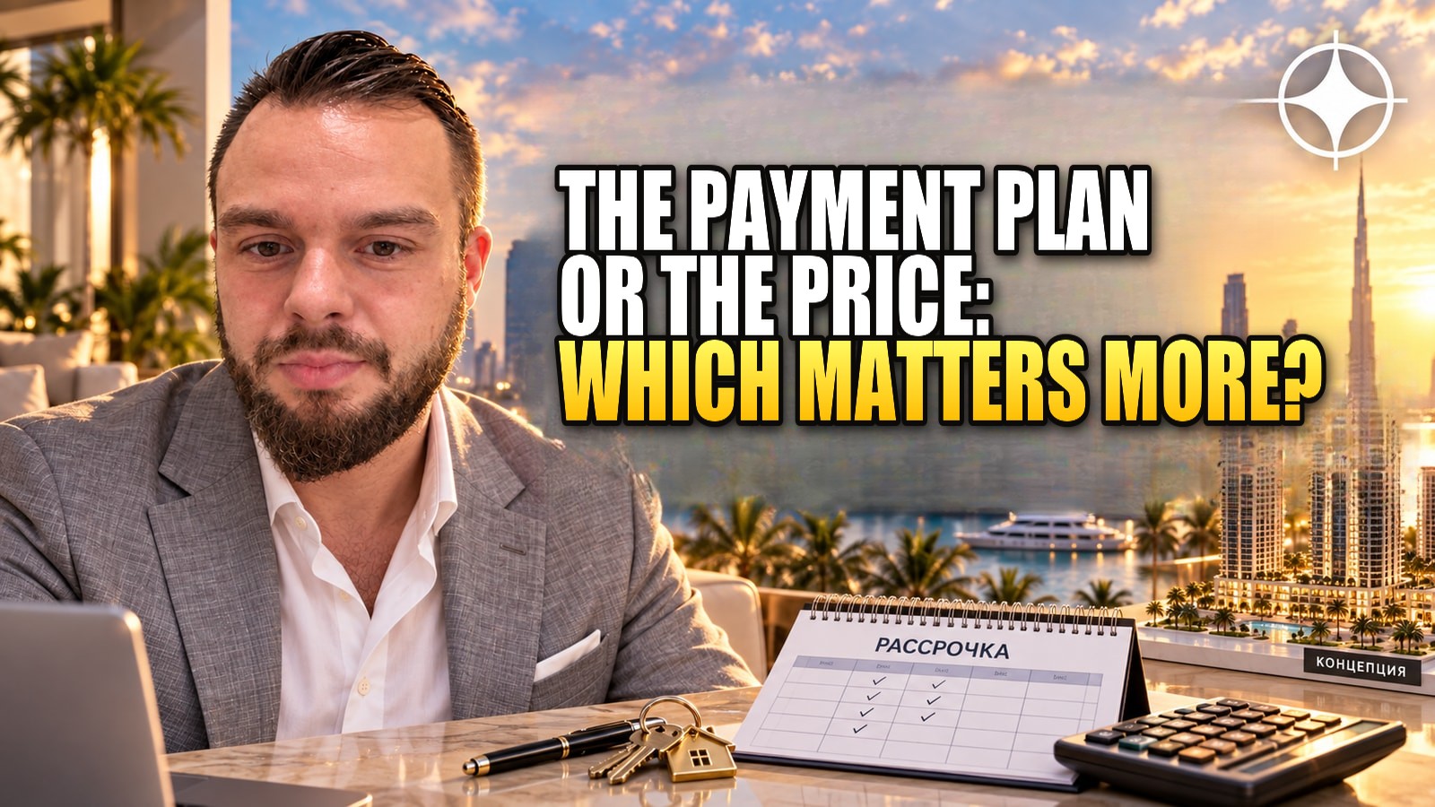 Why the payment schedule matters more than the price: 40% against 80% halves the return