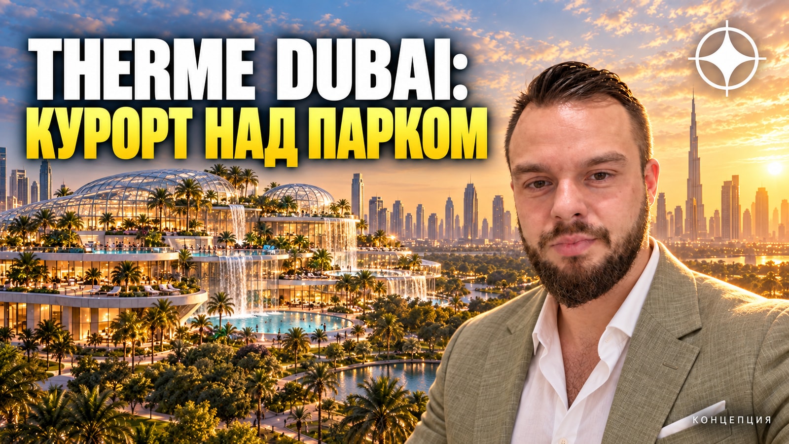 Therme Dubai в парке Забиль: велнес-курорт высотой 100 метров за 2 млрд дирхамов к 2028 году