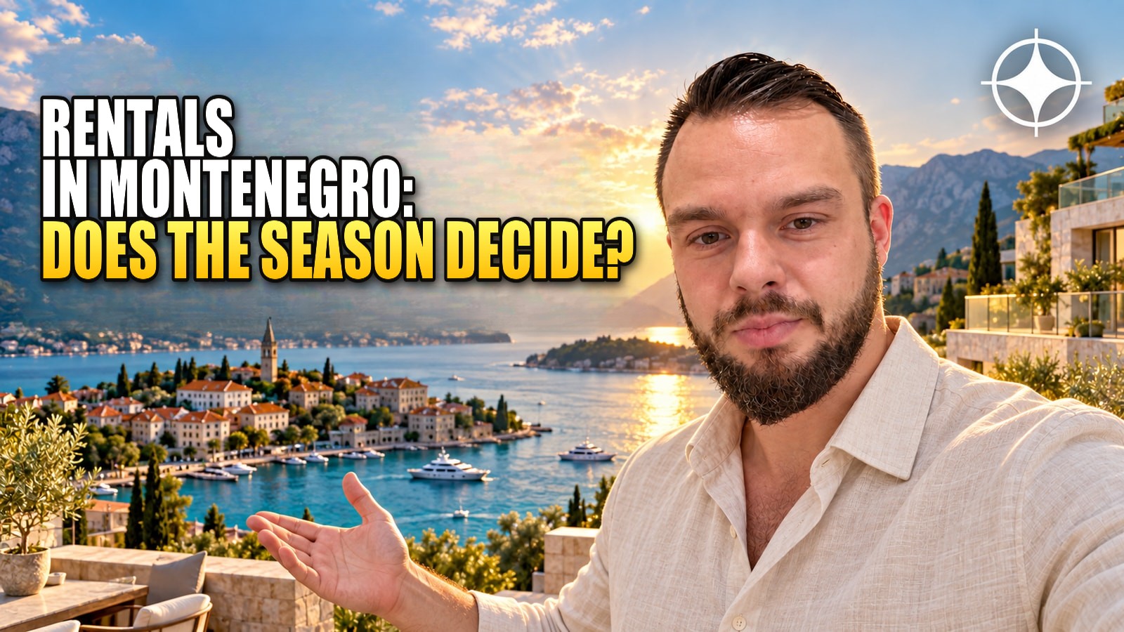 Tourist letting in Montenegro: the season, real occupancy and registration
