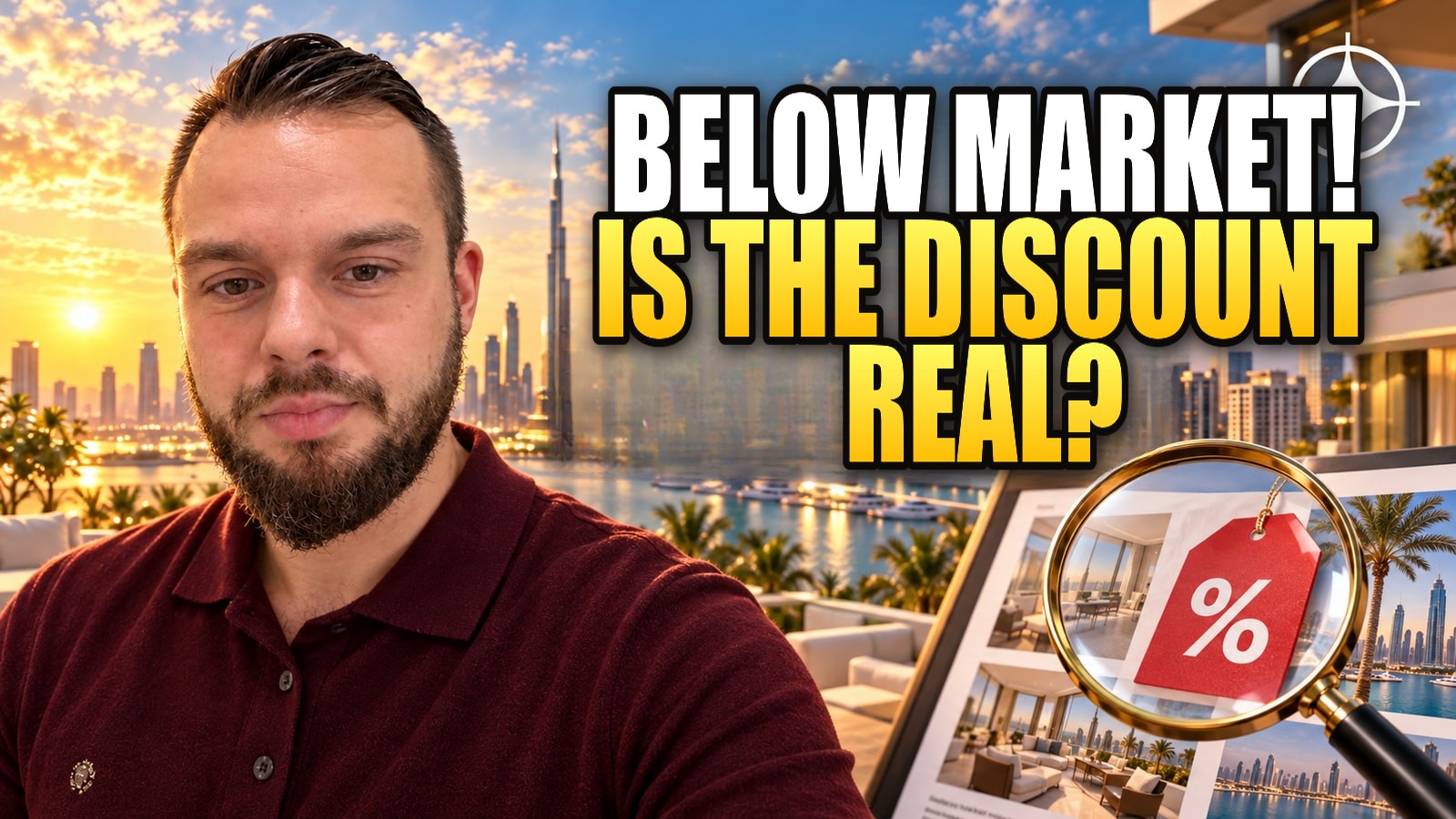 A discount to market: what the number is measured against, and when to distrust it
