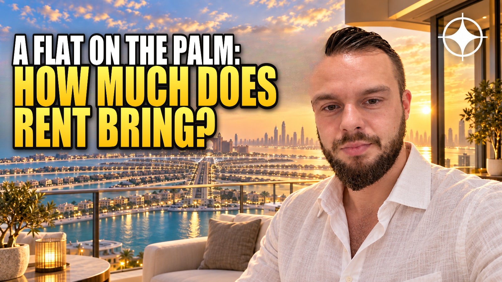 What an apartment on Palm Jumeirah returns: studio 7.1%, one-bedroom 5.8%