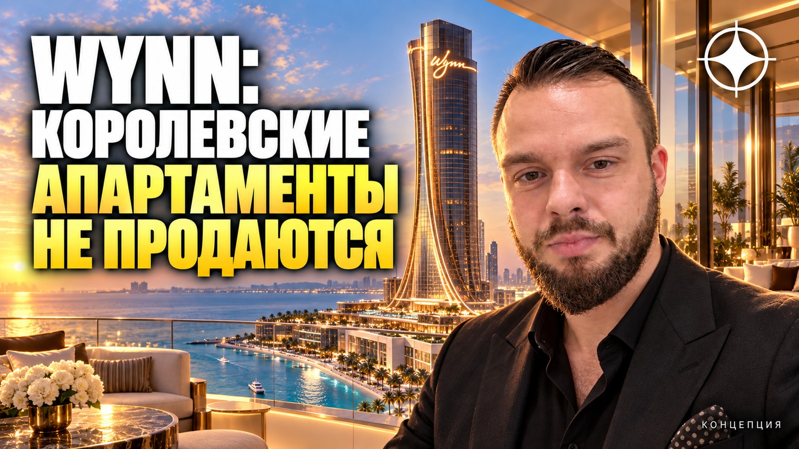 Wynn Al Marjan: королевские апартаменты Mayfair и Paris по 1460 м² на вершине 70-этажной башни — и почему их нельзя купить