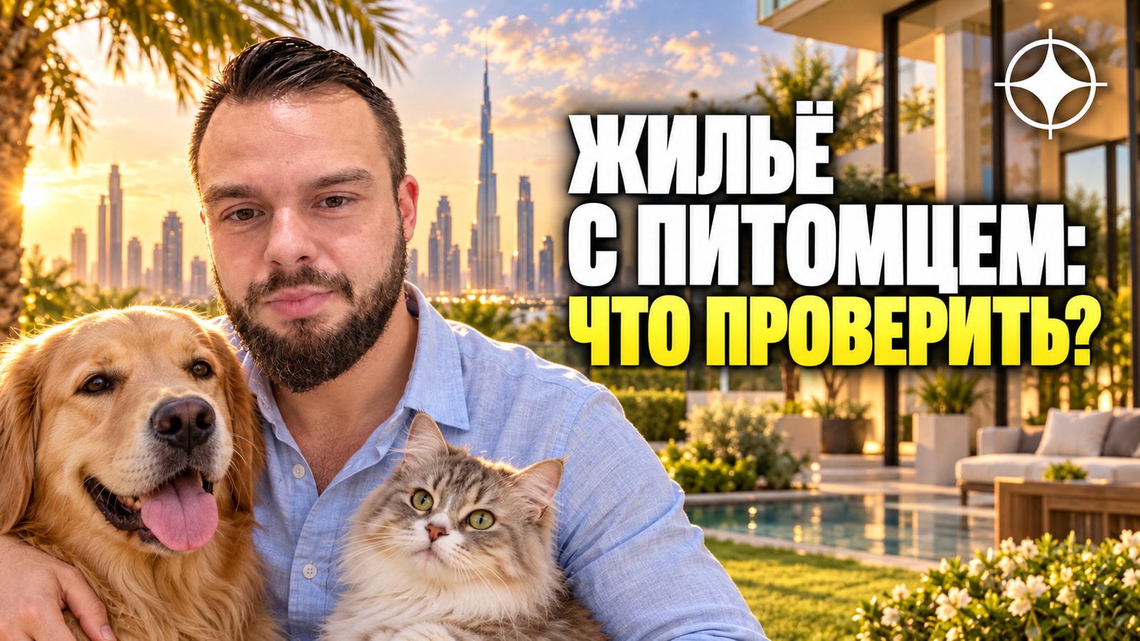 Жильё в Дубае с собакой или кошкой в 2026 году: какие районы и дома подходят владельцам питомцев