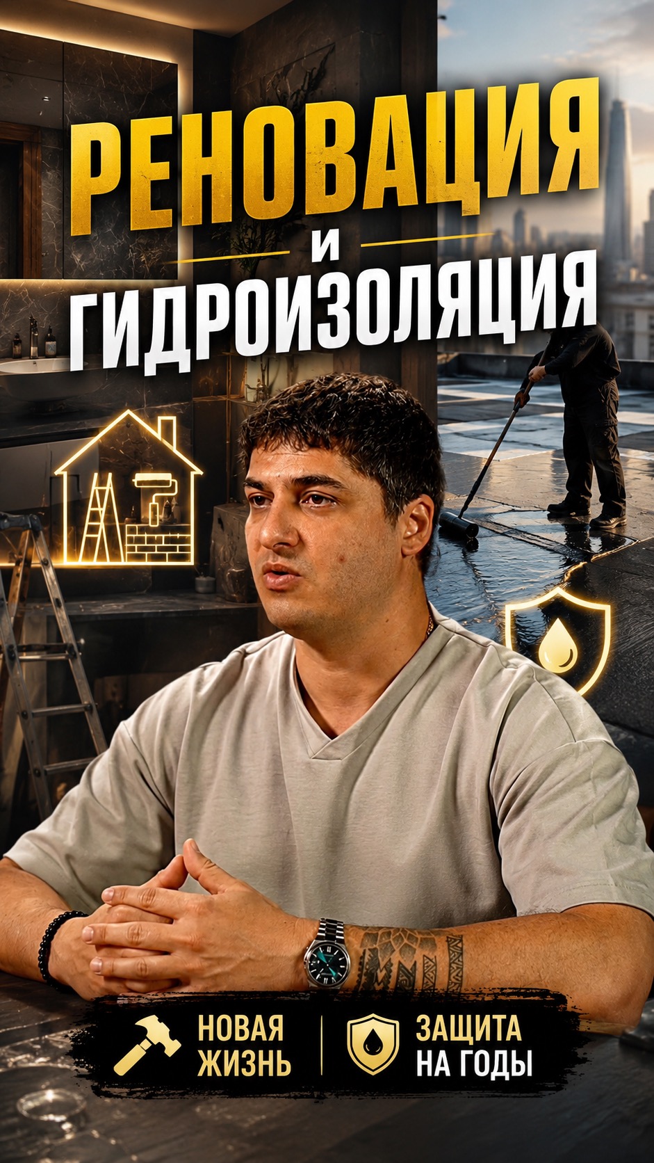 Реновация и гидроизоляция: что делать, если в квартире в Дубае влажные стены