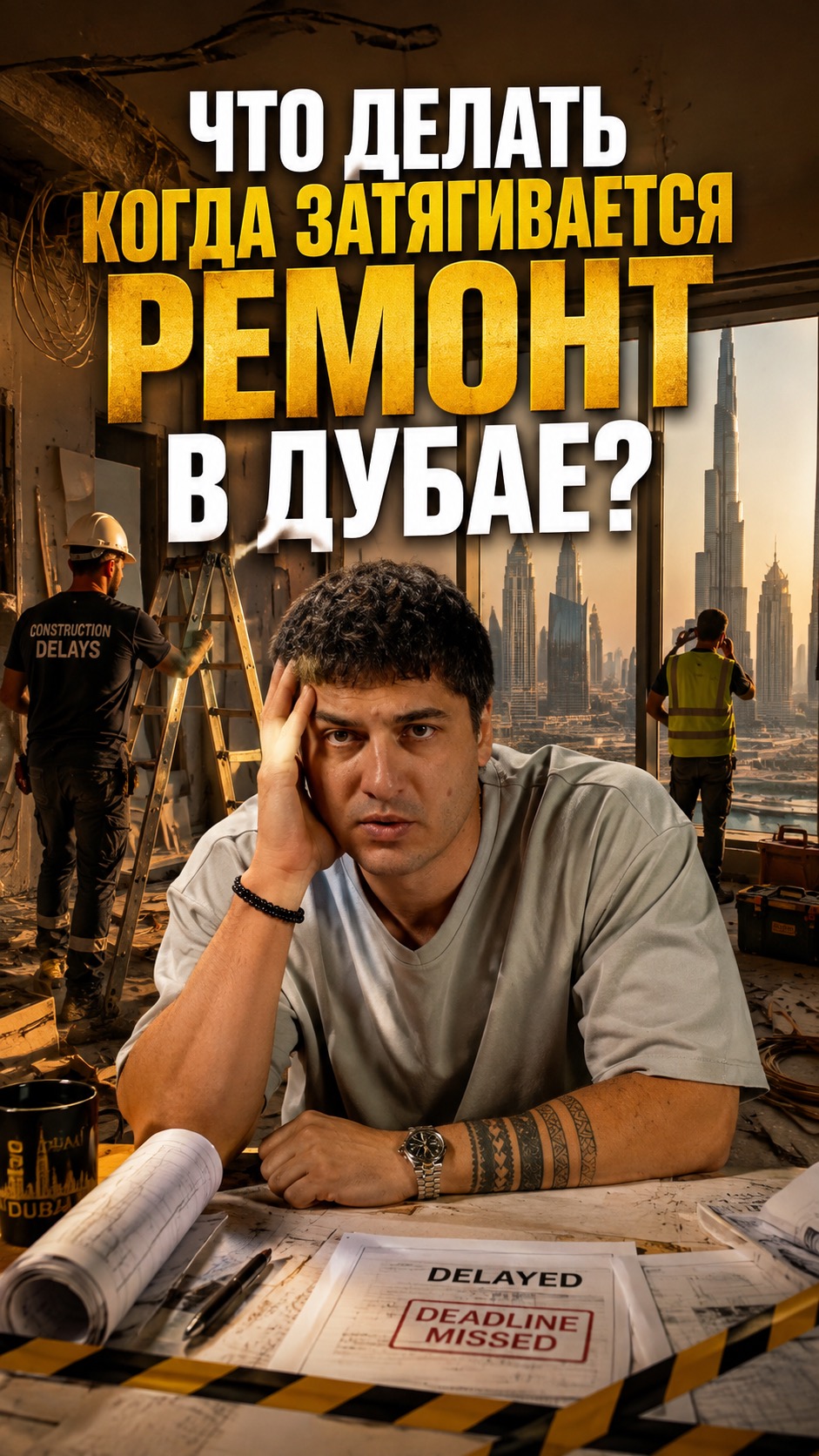 Что делать, когда затягивается ремонт в Дубае