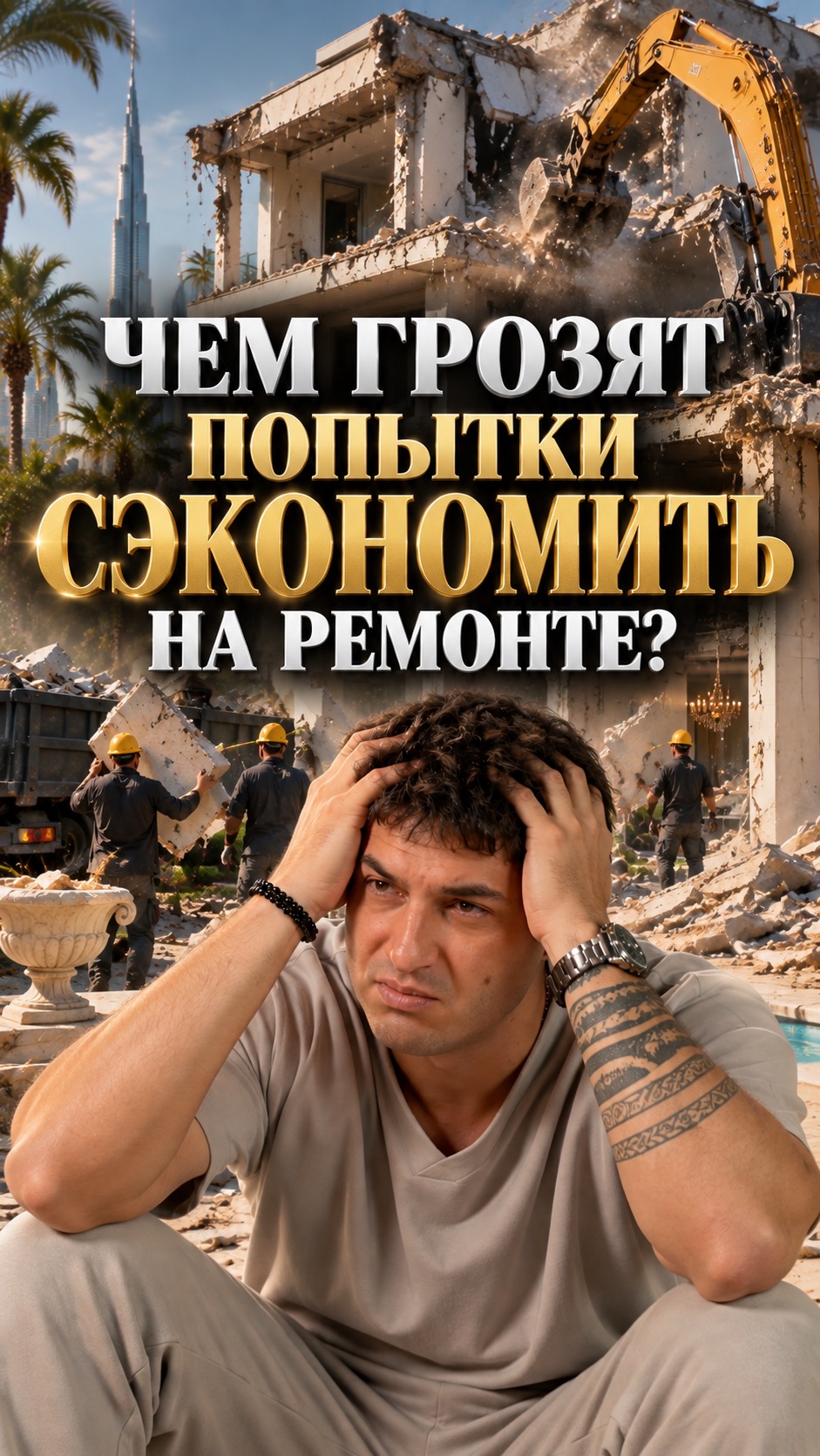 Чем грозят попытки сэкономить на ремонте в Дубае