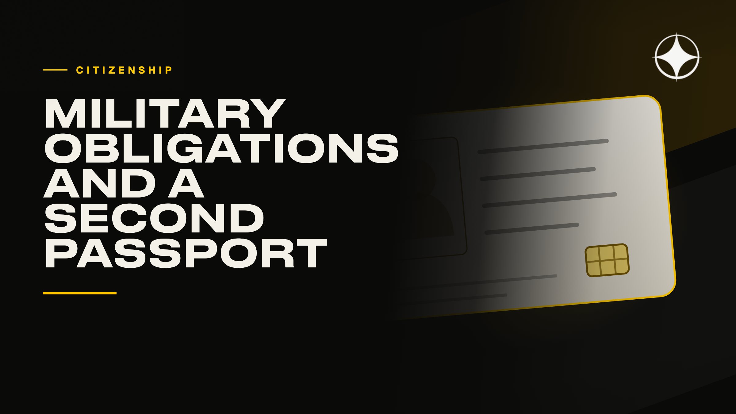 Military service obligations and a second citizenship