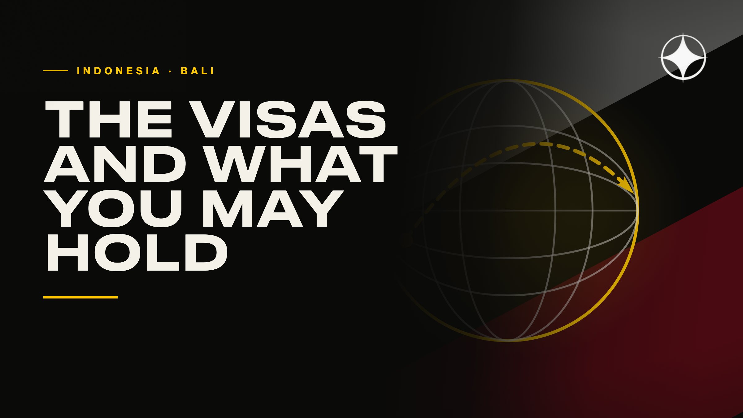 Indonesia and Bali: the visas, and what a foreigner may actually hold