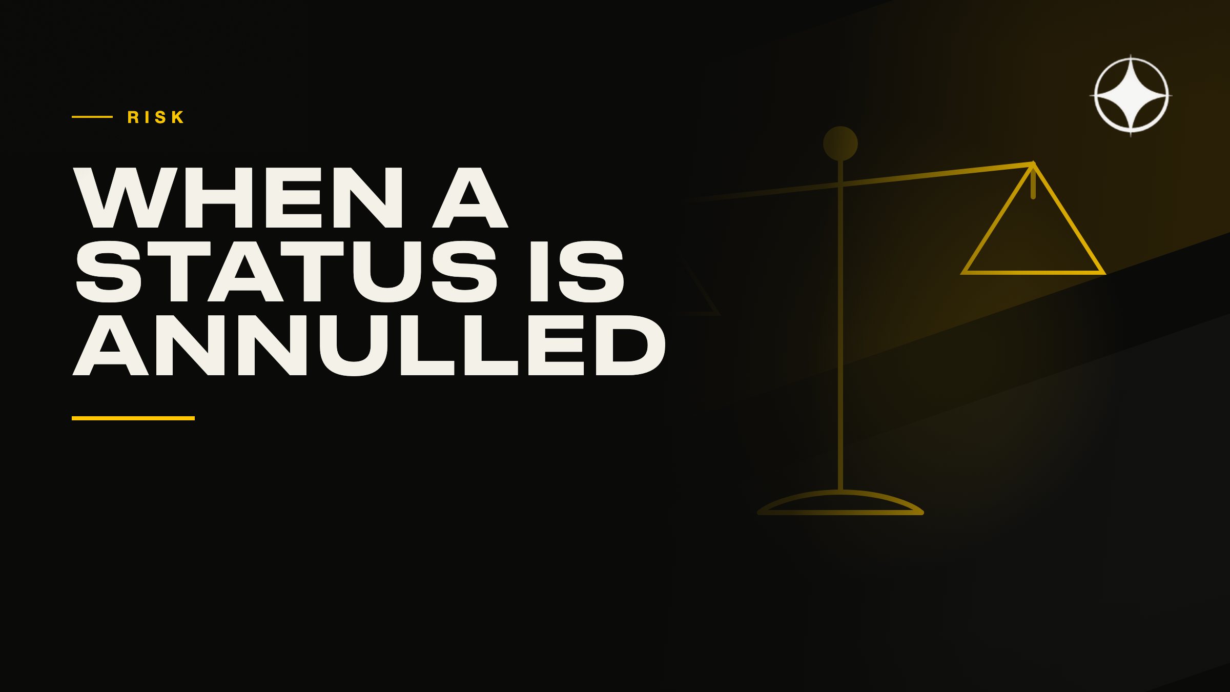 When a status is annulled: how it happens and what can be done